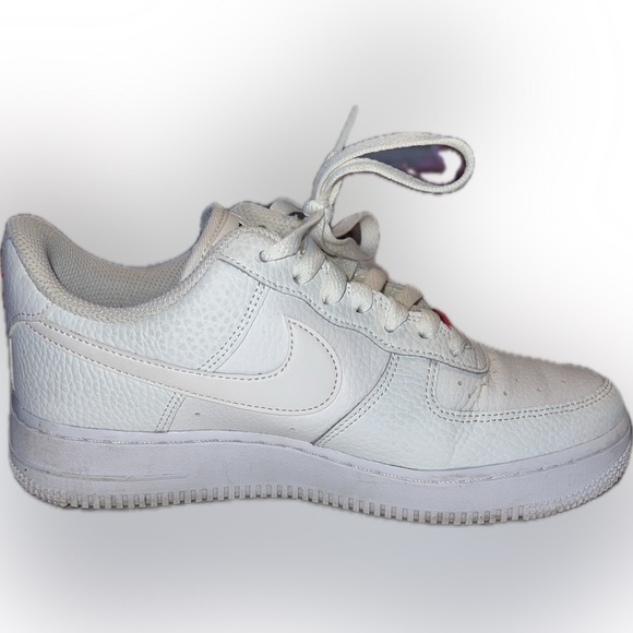 Nike Air Force 1 Low ‘07 Essential Summit White Mini Swooshes - Picture 5 of 7